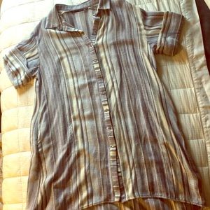 ZARA Basics striped dress